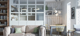 20 Inspirasi Desain Interior Apartemen Dua Kamar Yang Elegan